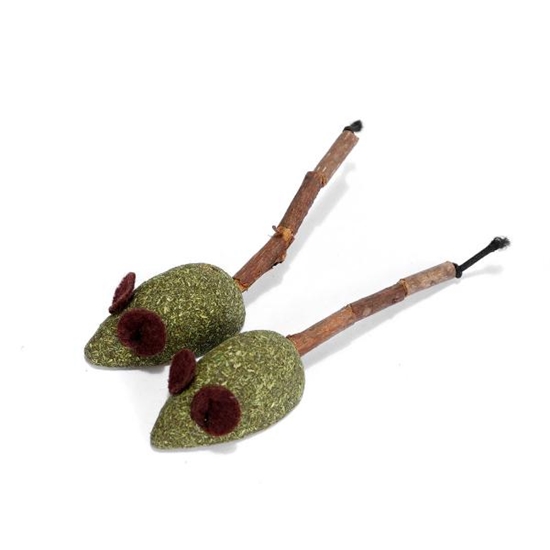 Picture of Freedog Set of Two Matatabi Mice – Cat Toy with Catnip